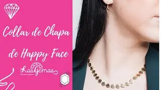 KIT para Collar de Chapa de Happy Face- Las Gemas Bisutería.