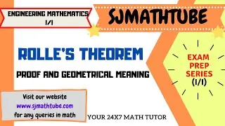 Rolle's Theorem Proof And Geometrical Meaning