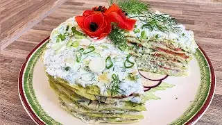 SUMMER ZUCCHINI CAKE (Recipe with tomatoes and garlic) ZUCCHINI RECIPES