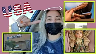 Lo que tiran en USA 😳| Visitando  tienda de Donación