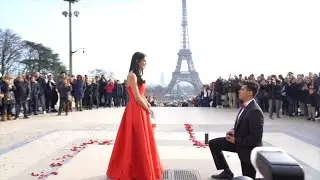 Sweetest Flash Mob Proposal in Paris!