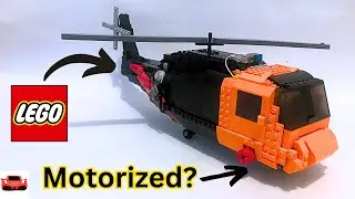 LEGO Motorized Rescue Helicopter | Working Propellers | Landing Gear | + More!