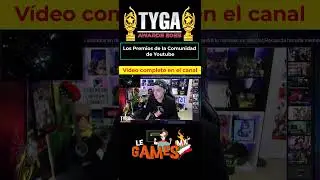 Premios TYGA - Publico molesto porque gano Mario y no Baldur´s Gate 3
