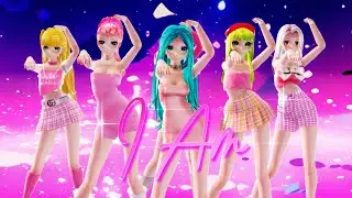 ≡MMD≡ Haku.Luka.Miku.Rin.Nana.One - I Am / IVE [4KUHD60FPS]
