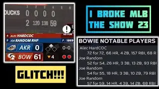 I Actually Broke MLB The Show 23 (This Game Took 2 Hours To Finish!)