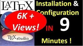 How to install and configure latex (miktex texstudio)