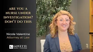 Are You a Nurse Under Investigation? Don't Do This