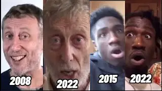 Famous memes (Then vs Now).