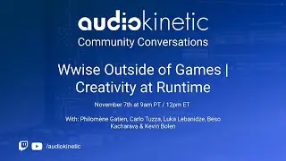 Wwise Outside of Games | Creativity at Runtime