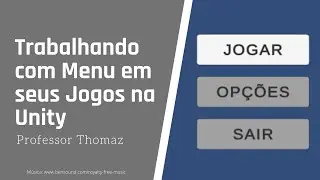 Trabalhando com Menu em seus Jogos na Unity