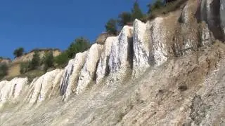 Панорамы стен мелового карьера