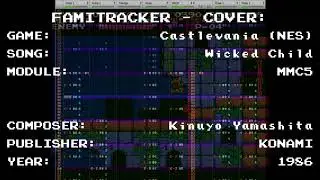 FamiTracker - Cover: Castlevania (NES) - Wicked Child (MMC5)