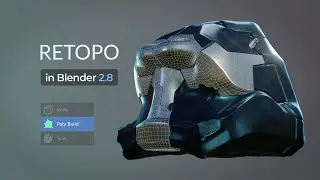 Blender 2.8 Tutorial | Retopology
