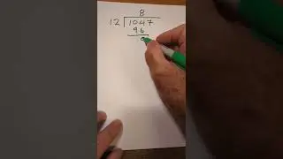 Long Division with a Two Digit Number for No Calculator Test 