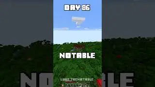100 Days - [Minecraft Shorts] - Day 86 #minecraft #100days