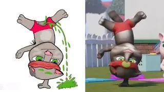 Laugh with My Talking Tom 2 Funny Drawing Meme -Try not To laugh 😂