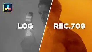 How to Easily Convert LOG to REC.709 in DaVinci Resolve!