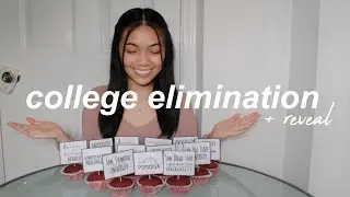college elimination + reveal 2020!! (ucla, uc berkeley, BU, + more!!)