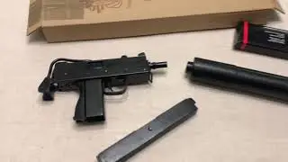Пистолет-пулемет МАК-11 с глушителем, Ingram Mac-11 with silencer, Denix 1089
