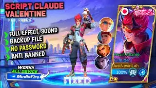 FIX!! Script Skin Claude Valentine Terbaru || No Password || Full Effect Voice