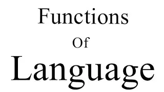 what are the functions of language  in urdu, Hindi.  
