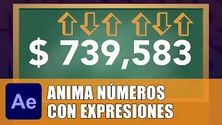 Animate NUMBERS using expressions in After Effects