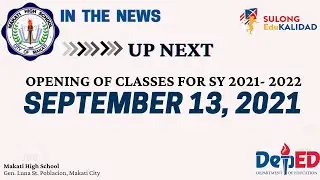 Welcome Back to MAKATI HIGH SCHOOL /SY2021-22