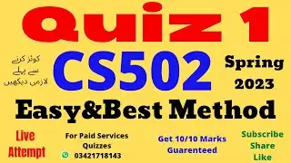 CS502 quiz no 1 Solution Spring 2023 100% Correct Answers