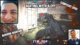 Beating Myth 6-0 on Modern Warfare - Gun Fight 3v3