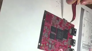 Compute module PCB manual pick and place and soldering. Allwinner A20