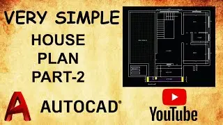house plan part 2 autocad 2023
