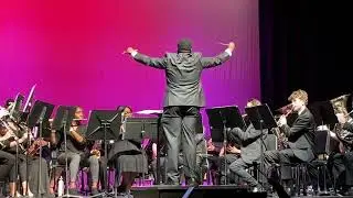 Aaron Conducting the Thomas Dale Band