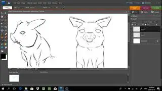 Character Design : How I Setup a Rough Outline (Speed Drawing)