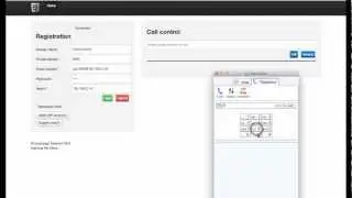 WebRTC Asterisk Demo using PIAF-Green and a Yate Softphone