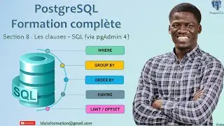 Les clauses (WHERE / GROUP BY / ORDER BY / HAVING / LIMIT / OFFSET) – SQL(pgAdmin 4) -PostgreSQL #14