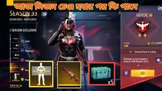 BR RANK সিজন থেকে কি কি পাবে।br rank season change today। free rewards br rank season