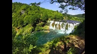 The Strbacki Buk Waterfalls On River Una In Croatia 🌊