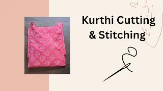 Kurthi cutting and Stitching complete video in Tamil #stitching #diy #kurthicollection