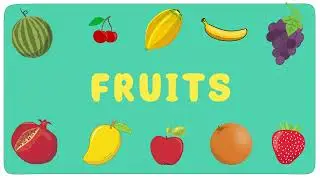 10 Fruits Name In English For Kids Learning Fruit Names With Uga Vugaaa