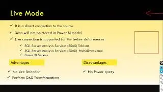 Live Mode in Power BI
