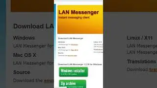 LAN Messenger