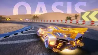 Driving Paladin on Oasis Ace Racer Gameplay