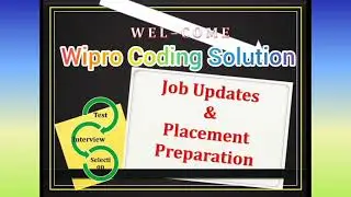 Wipro Coding Question Solution Asked on 27 Sept 2021 watch it