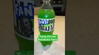 Trying the new Beetlejuice Fanta! #fanta #beetlejuice #shorts #beetlejuicebeetlejuice
