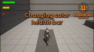 Changing color of health bar - Unreal Engine 5 tutorial