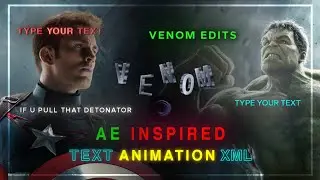 AE Inspired Text Animation Presets #13 | Alight Motion (Xml + Presets) | #alightmotion #edit #fyp