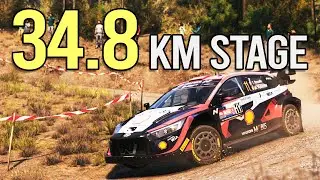 WRC Longest Stage In The GAME -EA Sport WRC Logitech G29 Gameplay