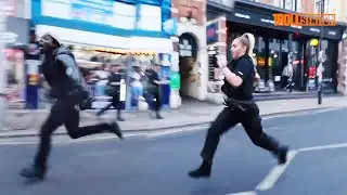 Prank on Police Woman goes wrong! 😳