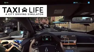 Driving in Barcelona | Taxi Life Simulator | Logitech G29