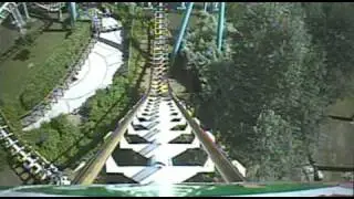 Goudurix Steel Roller Coaster Front Seat POV Onride Parc Asterix France
